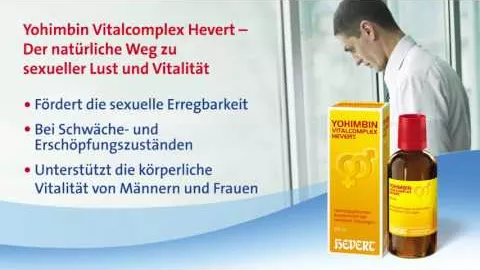 Video about YOHIMBIN Vitalcomplex Hevert drops, 50 ml