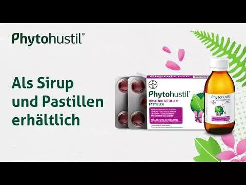 Video about PHYTOHUSTIL Cough suppressant syrup, 150 ml