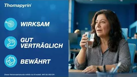 Video about THOMAPYRIN INTENSIV Tablets, 20 pcs