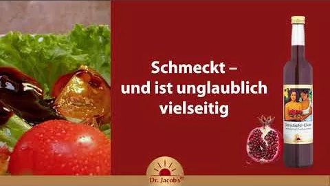 Video about GRANATAPFEL ELIXIER Dr. Jacob's, 500 ml