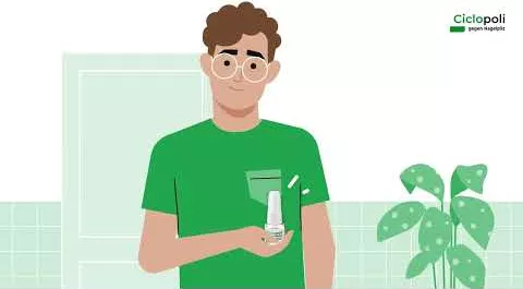 Video about CICLOPOLI against nail fungus with application aid