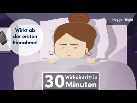 Video about Hoggar Night 25 mg doxylamine sleeping tablets, 10 pcs