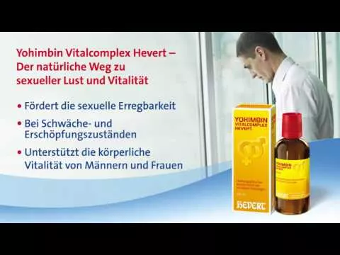 Video about Yohimbine Vitalcomplex Hevert, 200 ml