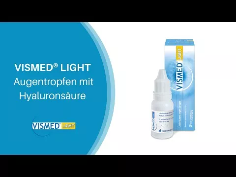 Video about Vismed light eye drops, 3x15 ml