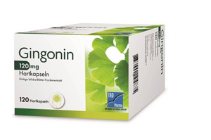 GINGONIN 120 mg hard capsules, 60 pcs