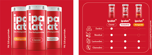 IPALAT Throat lozenges sugar-free, 400 pcs