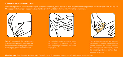 FREI ÖL Massage oil for pregnant women, 30 ml