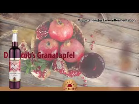 Video about Pomegranate Elixir Mediterranean Dr.Jacob`s, 500 ml