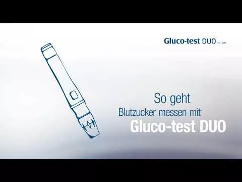 Video about Gluco Test Duo test strips, 50 pcs