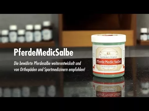 Video about Horse medicine ointment Apothekers Original, 600 ml