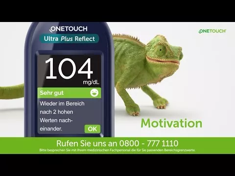 Video about One Touch Ultra Plus Reflect blood sugar measurement mg / dl, 1 pc