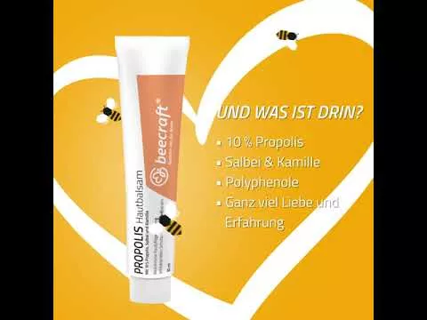 Video about Beecraft Propolis Skin Balm, 30 ml