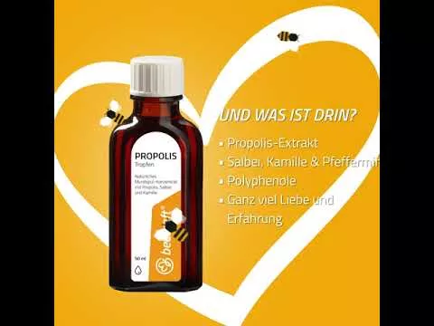 Video about Beecraft Propolis drops mouthwash concentrate, 50 ml
