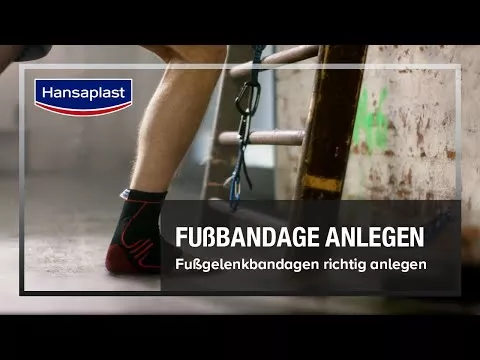Video about Hansaplast Sport ankle bandage size L/XL, 1 piece