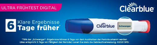 CLEARBLUE Pregnancy Test Ultra Early Test Digital, 2 pcs