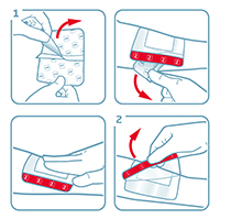 LEUKOMED T plus skin sensitive sterile 8x10 cm, 5 pcs