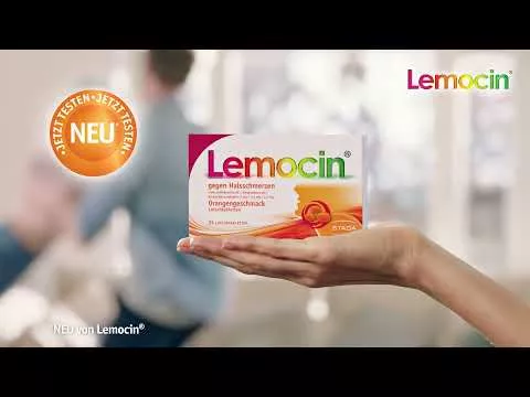 Video about Lemocin® for sore throats, orange flavor, 24 pcs