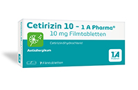 CETIRIZIN 10-1A Pharma film-coated tablets, 50 pcs