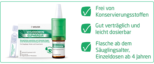 VISIODORON Euphrasia eye drops, 10X0.4 ml