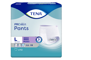 TENA PANTS maxi L disposable trousers, 10 pcs