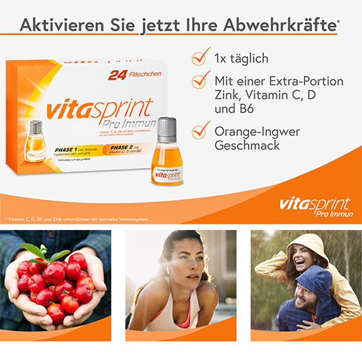 VITASPRINT Pro Immune Drinking Vial, 8 pcs