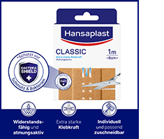 HANSAPLAST Classic plaster 8cm x1 m, 1 pc