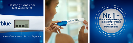 CLEARBLUE Pregnancy TripleCheck ultra-early, 3 pcs