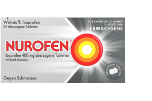 NUROFEN Ibuprofen 400 mg coated tablets, 24 pcs