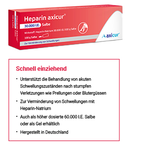 HEPARIN AXICUR 30,000 I.U. ointment, 100 g
