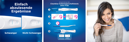 CLEARBLUE Pregnancy TripleCheck ultra-early, 3 pcs