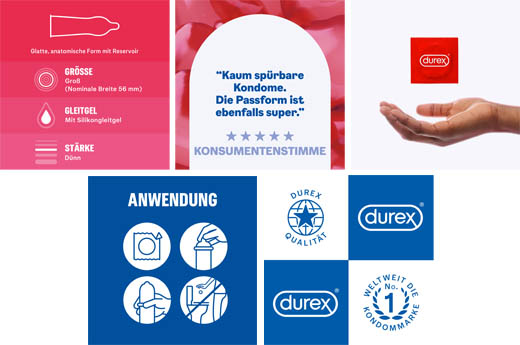 DUREX Sensitive classic condoms, 20 pcs