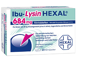 IBU-LYSINHEXAL Film-coated tablets, 50 pcs