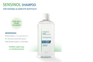 DUCRAY SENSINOL Shampoo with Physio Skin Protection, 400 ml