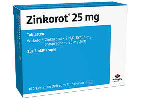 ZINKOROT 25 mg tablets, 100 pc