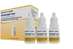 CORNEREGEL Fluid eye drops, 3X10 ml
