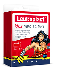 LEUKOPLAST kids plaster hero Wonder Woman 6 cmx1m, 1 pc