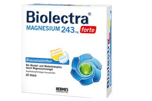 BIOLECTRA Magnesium 243 mg forte Lemon Br. tbl, 40 pcs