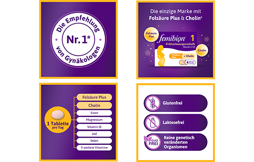 FEMIBION 1 Early pregnancy tablets, 28 pcs