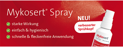 MYKOSERT Spray for skin and foot fungus, 30 ml