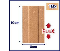 HANSAPLAST Elastic plaster 6 cmx1 m, 1 pc