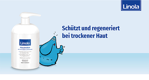 LINOLA Skin milk dispenser, 500 ml