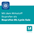 IBU-LYSIN 1A Pharma 400 mg Film-Coated Tablets, 10 pcs
