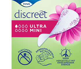 TENA LADY Discreet pads ultra mini, 28 pcs