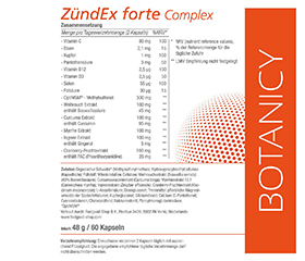 ZÜNDEX forte Complex with OptiMSM Capsules, 60 Capsules
