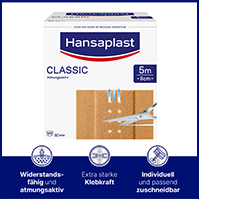 HANSAPLAST Classic plaster 8 cmx5 m, 1 pc