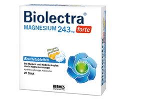 BIOLECTRA Magnesium 243 mg forte Orange Effervescent Tab, 20 pcs