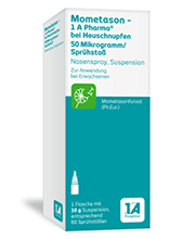 MOMETASON 1A Phar.b.Hay fever 50μg/Spr.shock 140, 18 g