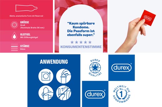 DUREX Sensitive gossamer condoms, 40 pcs