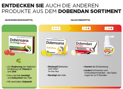 DOBENSANA Herbal Cherry Paste Vit.C & Zinc Pastil., 36 pcs