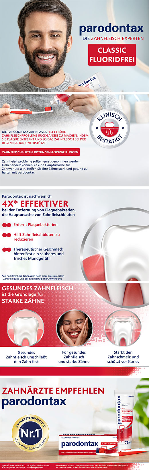 PARODONTAX Classic toothpaste, 75 ml